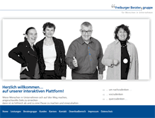 Tablet Screenshot of freiburgerberatergruppe.de